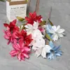 Flores Artificiais Lírios de Seda com 3 Cabeças Corredor de Casamento Decoração de Sala de Estar em Casa Flores Artificiais Adereços de Fotografia Fabricante Atacado