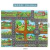 Comercio Exterior Transfronterizo Juguete para Niños Estacionamiento Vista de Mapa Inglés Puro Jugar en Casa Tráfico Juego de Coches Almohadilla