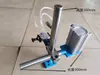 Herramientas para Mesa de Fresadora de Carpintería, Dispositivo Asistente de Guía de Mesa Empujadora de Riel de Acero Mecánico, Accesorios para Riel Deslizante, Placa de Empuje, Eje, Presión de Aire