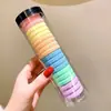 Banda de Goma Altamente Elástica y Duradera para que los Adultos Atan el Cabello, Cuerda Gruesa para el Cabello para Mujeres para Atar el Cabello, Joyería Sencilla Coreana para el Cabello en Lata