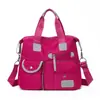 Bolso de Mano para Mujer de Moda Nueva Bolso Cruzado de Gran Capacidad Bolso de Viaje Casual de Nylon Multibolsillo Bolso de Hombro Único para Debajo del Brazo