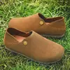 Mocassins Estilo Old Money Retrô Sapatos Masculinos Outono Nova Moda Slip-on Casual Solado Macio High-End Versátil Sapatos Birkenstock