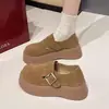 Sandalias Birkenstock de plataforma de moda para mujer, nueva colección de otoño 2026, popular estilo retro, zapatos casuales slip-on versátiles