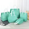 Bolsas Térmicas de Tecido Não Tecido em Estoque, Sacolas Portáteis para Levar, Sacolas de Embalagem para Churrasco, Sacolas de Alumínio para Sorvete, Sacolas para Chá de Leite, Personalizáveis com Logo