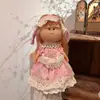 Boneca Espanhola de Batata Mia 24cm Boneca 30cm Menina Feita à Mão DIY Waldorf com Roupas Trocáveis