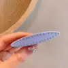 Novo Presilha de Cabelo Oval com Strass de Acetato Barrete Delicado Presilha Lateral para Meninas Presilha para Franja Grampo Acessórios de Cabelo