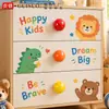 Maçaneta Pequena de Porta Dopamina Quarto Infantil Colorido Puxador Pequeno Porta de Guarda-Roupa Gaveta de Armário Móveis Puxador Redondo com Bola