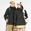 Jaqueta Softshell Estilo Kailas para Mulheres, Forrada com Fleece, Espessa, Casaco Impermeável de Camada Única, Jaqueta para Caminhada e Ciclismo, Jaqueta de Montanhismo para Homens