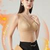Nuevo Chaleco Cálido Sexy de Cachemira con Encaje Bonito en la Espalda Sin Marca Sin Aro de Acero Push-up Auxilion Ajustado para Mujer 3309