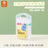 204 Plumas de Acuarela Lavables Set de Plumas de Acuarela para Niños 24 Colores Lavables Pluma de Color para Estudiantes de Primaria Jardín de Infancia