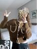 2024 Otoño e Invierno Nuevo Estilo Chaqueta Cárdigan Tejida Chanel Sentido del Diseño Nicho Grueso Dulce Top Pequeño