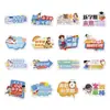 Carteles y banderas de mano para la temporada de regreso a clases, accesorios para fotos de salón de kínder, artículos decorativos creativos para crear una atmósfera ceremonial