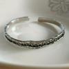 Pulsera retro de plata tailandesa antigua "abismo" para niños, de alto sentido para hombres, nicho para hombres, pulsera para amantes de hombres, venta al por mayor