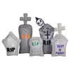 Decoración inflable de lápida de Halloween de 2.4 metros transfronteriza con Parca, Fantasma y Esqueleto para Fiestas de Terror y Exhibiciones en el Jardín