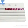 Atacado de fábrica 5# corindo vermelho em forma de ovo 3# superfície de anel de corindo vermelho 2# superfície de anel oval de corindo vermelho pedra solta