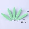 Pinza de Pico de Pato Color Caramelo Nueva Estilo Coreano Hoja de Sauce Pasador de Cabello de Moda Accesorios Clip Lateral Floral para Flequillo Pasador de Cabello Sin Costuras