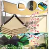 Red de sombreado beige para exteriores de liberación rápida en stock para protección solar y aislamiento térmico, red de sombreado para patio, red de privacidad para balcón cifrada y engrosada
