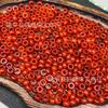 Jade vermelho cor 8x 5 contas de ábaco grande buraco contas soltas atacado artesanal faça você mesmo joias de jade anel de jade donut