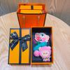 Colgante de oso de peluche de celebridad de Internet, llavero creativo, bonito bolso, muñeco colgante, pequeño regalo para pareja.