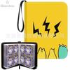 Fabricante Venta al por Mayor Transfronteriza Libro de Cartas Pokemon 4/9 Rejillas de Palacio Pokemon PU Cuero Cremallera Libro de Almacenamiento de Cartas