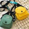 Nova lona de ombro pequeno saco quadrado grande capacidade crossbody bolsa feminina moda mini bolsa feminina multi-cor costura bolsa feminina