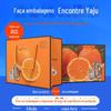 Caixa de embalagem de frutas portátil caixa de cor personalizada impressão supermercado loja de frutas high-end caixa de presente cartão branco caixa de papel ondulado personalizado