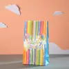 Estoque disponível Amazon Sacola de doces para festa de aniversário sacola de comida sacola de papel Kraft sacola de comida sacola de presente