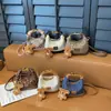 Diseño de Nicho Bolso de Dumpling de Moda para Mujer Otoño 2025 Nuevo Estilo Estampado de Leopardo Lujo Accesible Color de Contraste Bolso de Hombro Único Cruzado