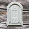 Estilo europeu porta moldura de porta moldura de foto janela molde flip açúcar bolo chocolate decoração molde de silicone decoração de panificação gota de cola