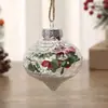 Bola de Navidad Irregular Decoración de Ventana Navideña Bola de Plástico Bola Colgante de Navidad Adorno Colgante de PET Navideño de Alta Transparencia Venta al por Mayor
