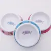 Suprimentos para animais de estimação atacado spot padrão de impressão multicolorido animal de estimação melamina monocromático tigela pequena fundo íntimo antiderrapante