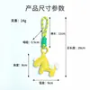 Huayang Tiene Inmediatamente Lanyard para Teléfono de Cartera Versátil Cuero Caballo Pequeño Coche Llavero Colgante Accesorios de Equipaje Exquisito