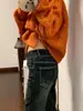 Chao Li tiene stock Jeans de Micro-bota de Doble Longitud para Mujer 2026 Otoño Nuevo Cintura Alta Elásticos Sueltos Adelgazantes de Boca de Campana