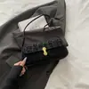 Bolso de Axila de Nicho Estampado de Leopardo 2025 Nuevo Invierno Estilo Coreano Bolso para Mujer de Moda Hermoso Moda Bolso Pequeño Cuadrado de Hombro Cruzado
