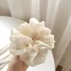 Scrunchie Verde Menta Pérola Fresco de Verão para um Look Preguiçoso do Dia a Dia, Adiciona Volume ao Cabelo, Estilo Coque Suave