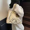 Bolso de Hombro Nuevo de Otoño Lindo Retro Moderno Diseño de Nicho Bolso Tote para Mujer