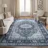 Alfombra persa vintage transfronteriza para dormitorio, alfombrilla cálida y aislante para mesita de noche, alfombra de terciopelo de cristal de área grande de cobertura completa para uso doméstico