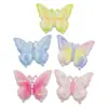 Cara Brillante Letra Colorida Mariposa Accesorios de Resina Hechos a Mano DIY Pasador Tocado Agujero de Vaso de Agua Zapatos Material para Joyería