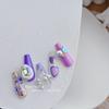 Tomoni relevo nail art adesivos amor Rao cooperação 5D japonês adesivos de unhas Phnom Penh amor nail art jóias atacado