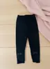 Leggings para Bebés Niñas Estilo Nuevo 2025 Primavera y Verano Estilo Coreano Pantalones de Nueve Puntos Ropa Exterior Elástica Pantalones Largos para Niñas