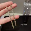 Pendientes de Borla con Flor de Zircón de Aguja de Plata Transfronterizos, Pendientes de Moda y Elegantes, Pendientes de Lujo Ligero y de Gama Alta, Diseño de Nicho