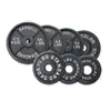 Placas de barra de ferro revestimento pintura assada pu tamanho quilograma três furos furo de 5cm pegador de mão haltere borracha barra olímpica levantamento de peso placas