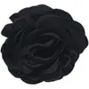 Estilo Coreano Satén Borde Quemado Flor Tela Hecha a Mano Rosa Camelia DIY Accesorios de Decoración de Flor para la Cabeza de Niños