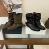 Botas Apiladas con Hebilla Estilo Coreano para Mujer 2026 Nuevo Otoño Tacón Grueso con Falda Botines Botas de Montar Plisadas Botas de Motocicleta