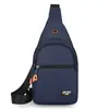 Bolsa de Pecho Deportiva para Hombre Multicompartimentos Casual Versátil Cruzada Ligera de Viaje de un Solo Hombro Bolsa para Teléfono