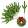 Xuanzhigu Amazon está dedicado a la planta de simulación de tres puntas, tridimensional, de doble cara, aguja de pino, aguja de pino, decoración de árbol de Navidad