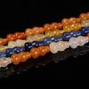 Jingde joyería seda dorada jade cuentas sueltas forma de calabaza jarrón forma especial accesorios para joyería DIY forma de gota cuentas al por mayor