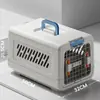 Transportadora para gatos, jaula para mascotas para viajes aéreos, transportadora de mascotas plegable portátil para uso en automóvil, jaula para gatos y perros, caja para mascotas, bolsa para perros, entrega directa del fabricante
