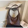 Bolsa Retrô Transfronteiriça para Mulheres, Grande Capacidade, Nova Versátil Simples para Outono e Inverno, Bolsa de Ombro Transversal, Bolsa Tote Casual