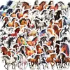 Estilo Novo Transfronteiriço 56 Peças Adesivos de Cavalo Galopante Criativo Ano Novo Cavalo Correndo Decoração Ano do Cavalo Adesivos de Material